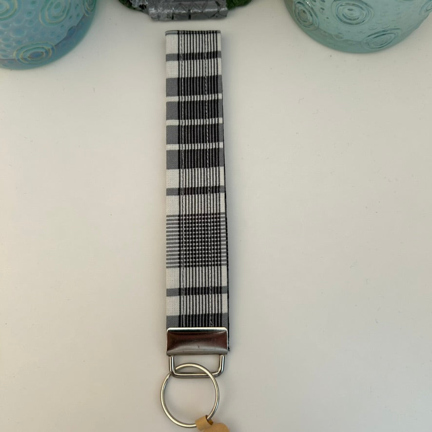 Plaid keychain