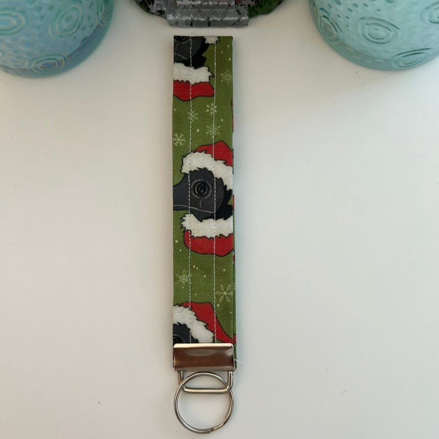 Plague santa key chain