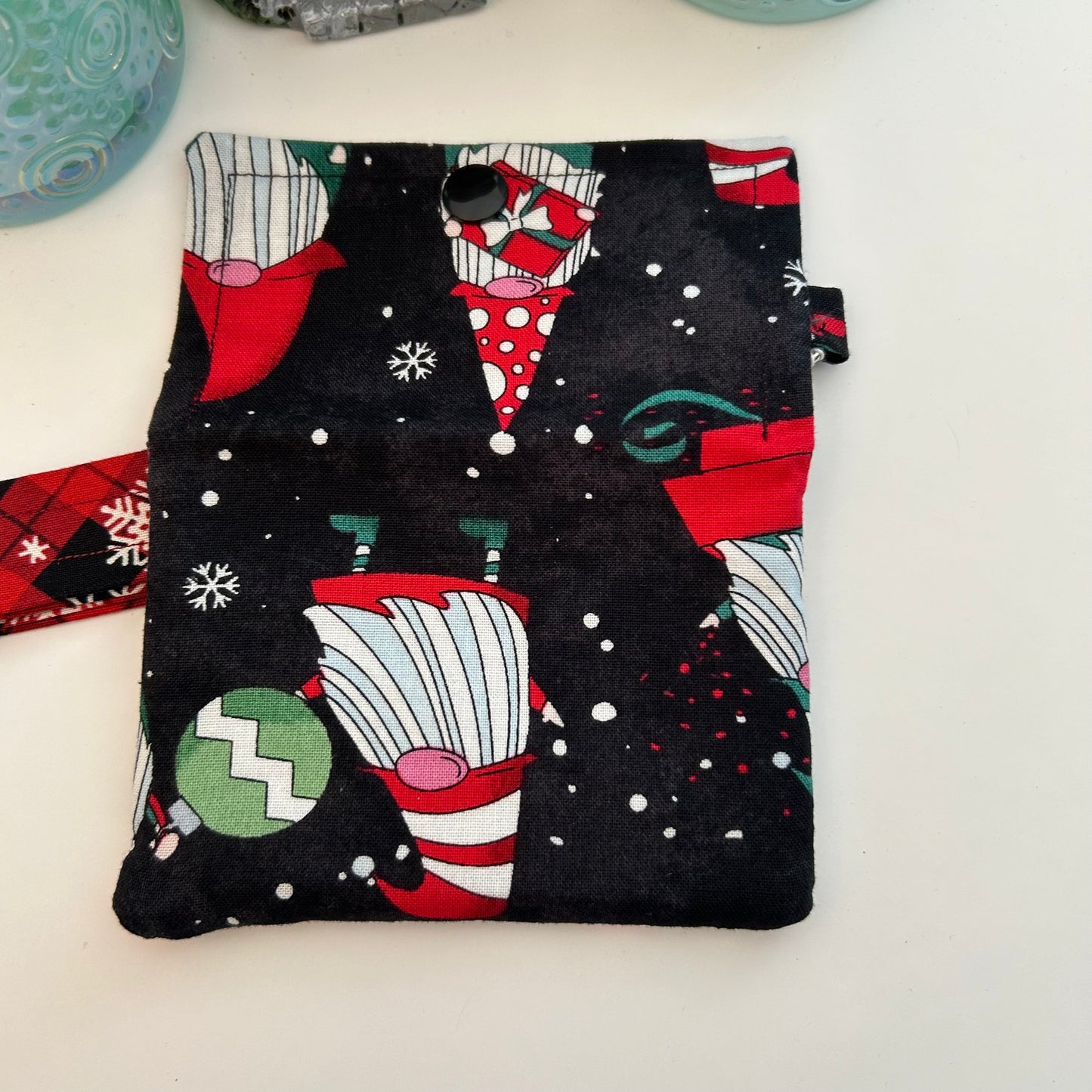 Christmas Gnome Card Case and Keychain Set