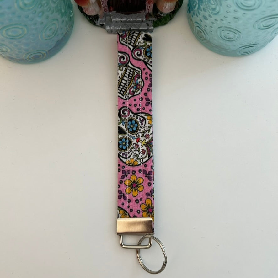 Sugar skull keychain