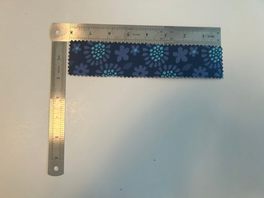 Blue flower bookmark
