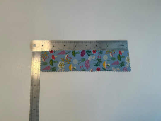 Blue mushroom bookmark