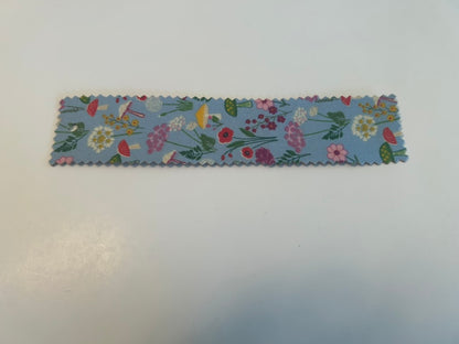 Blue mushroom bookmark