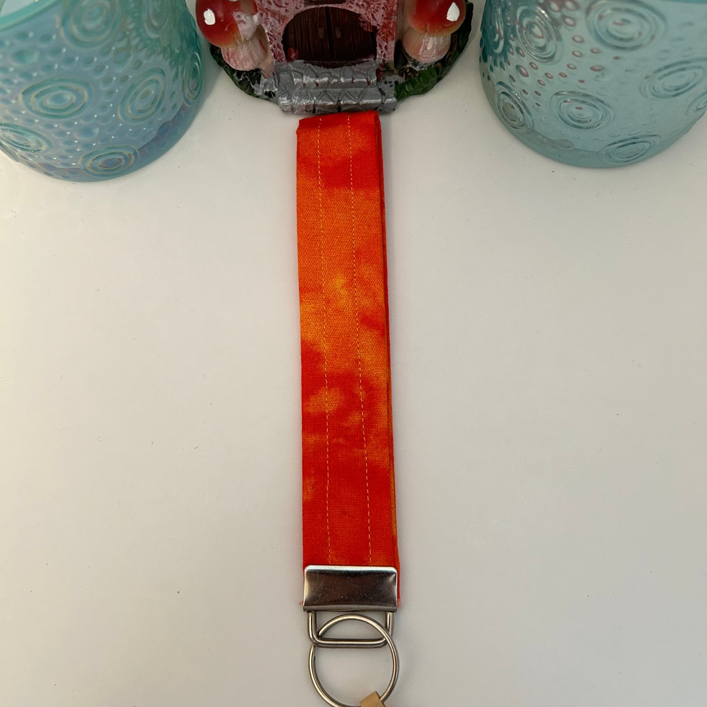 Bright orange keychain