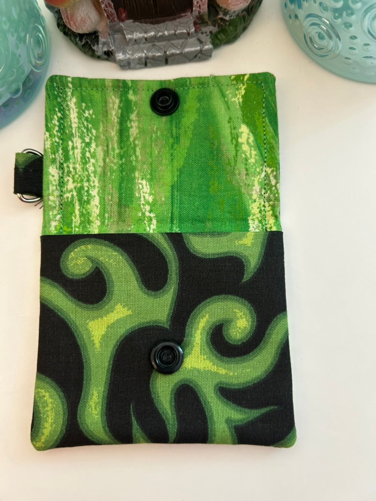 Green flame pouch