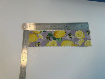 Lemon and bees bookmark