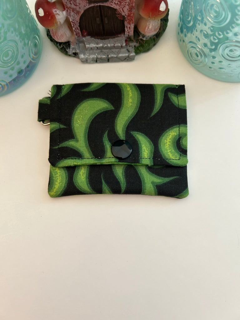 Green flame pouch