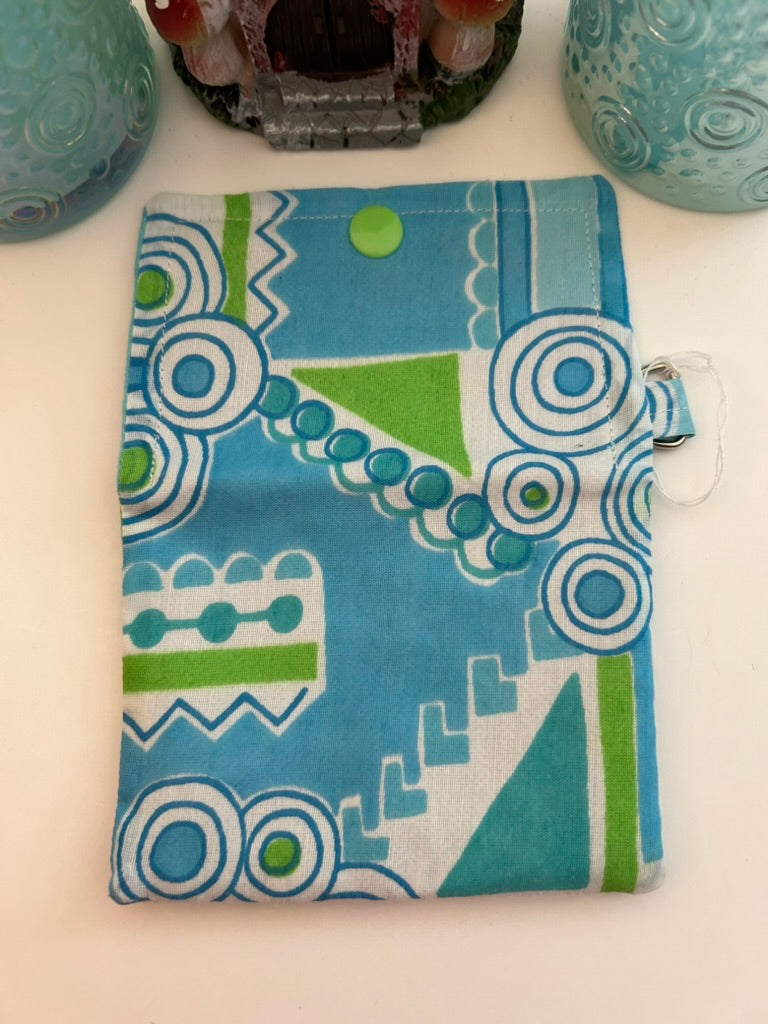 Geometric card case.