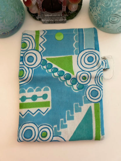 Geometric card case.