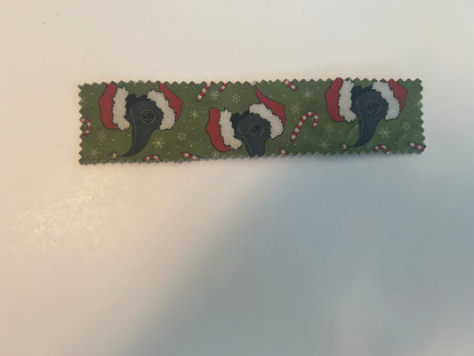 Christmas plague doctor bookmark