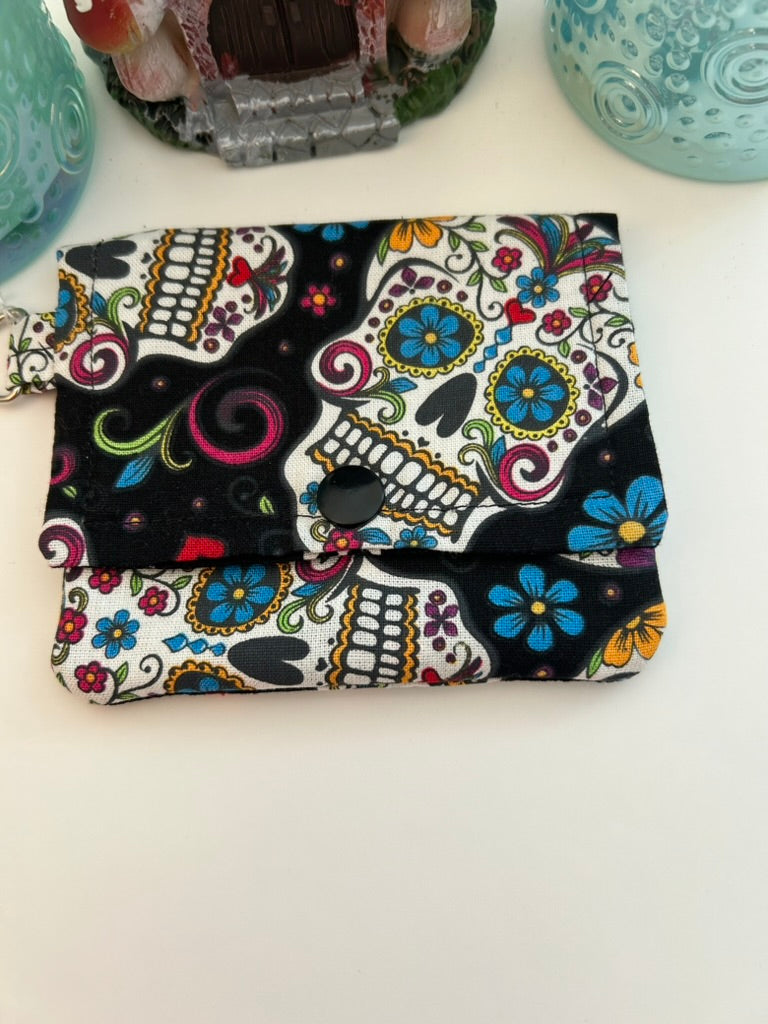 Sugar skull card case