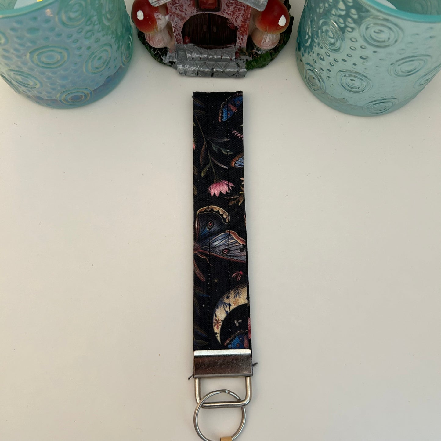 Lunar moth keychain