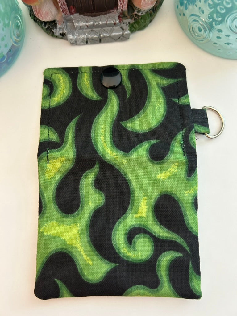Green flame pouch