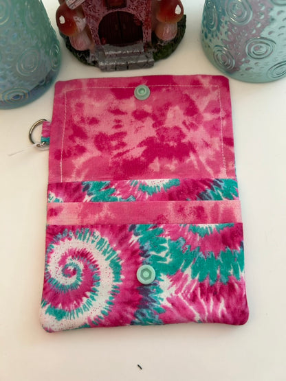 Tie dye card case