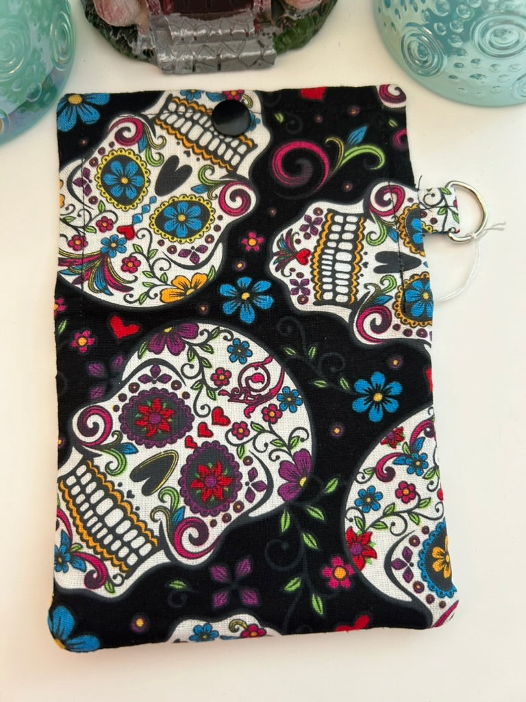 Sugar skull card case