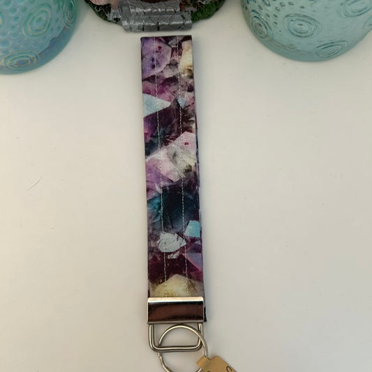 Amethyst keychain