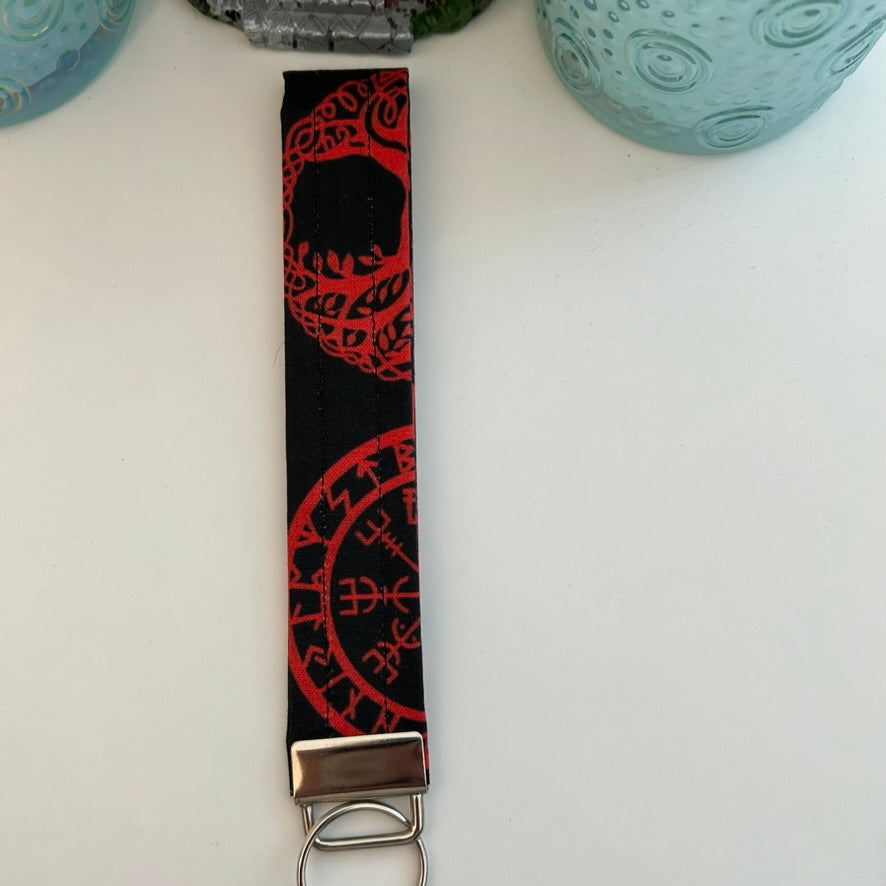 Norse symbols keychain