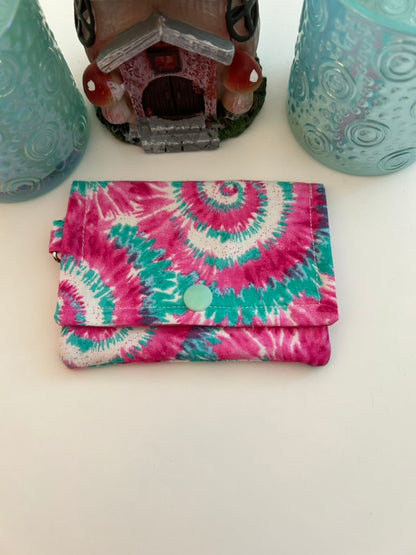 Tie dye card case