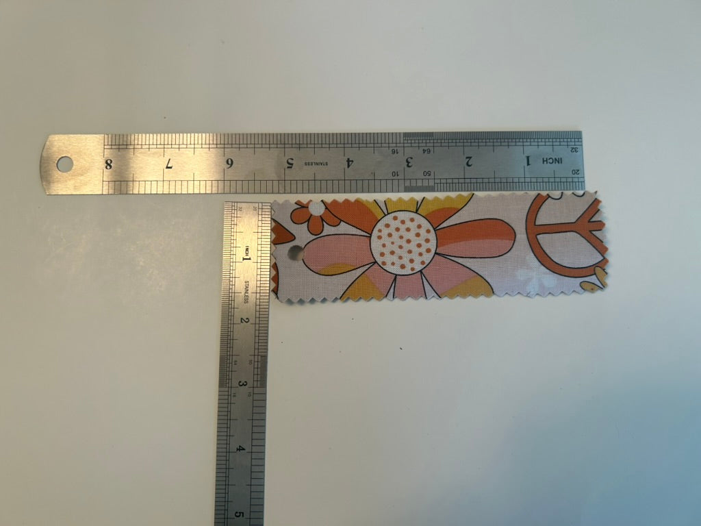 Peace sign and flower bookmark