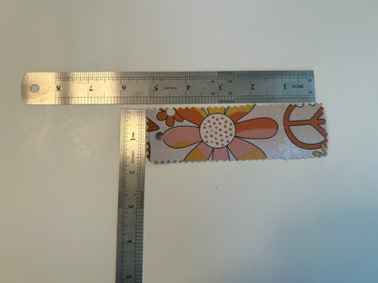 Peace sign and flower bookmark
