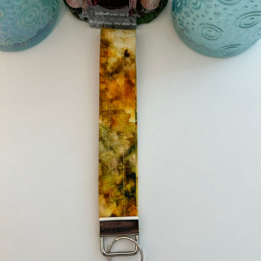 Multi colored blotch keychain