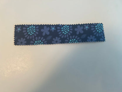 Blue flower bookmark