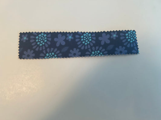 Blue flower bookmark