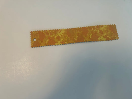 Orange blotch bookmark
