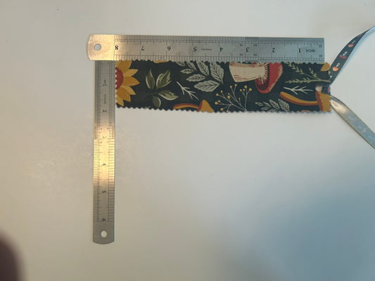 Mushroom and flower bookmark