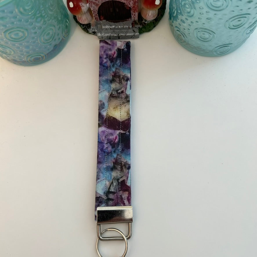 Amethyst keychain