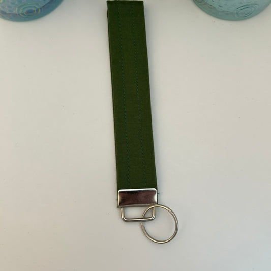 Forest green keychain