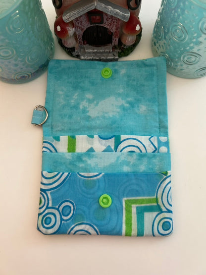 Geometric card case.