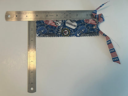 Navy bookmark