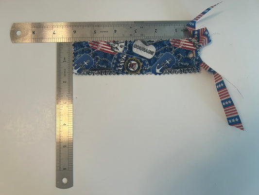Navy bookmark