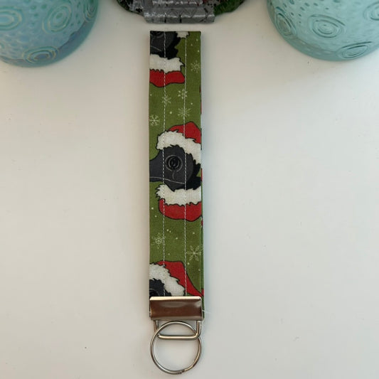 Plague santa key chain
