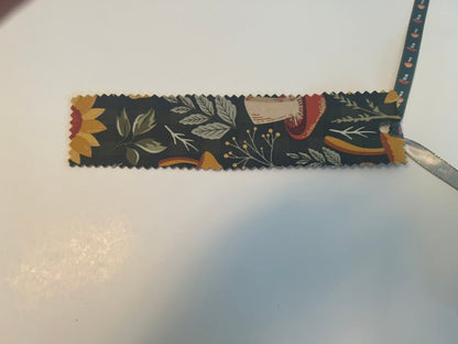 Mushroom and flower bookmark