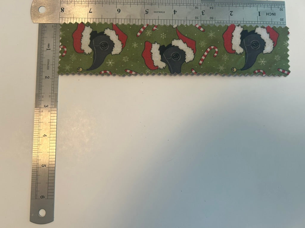 Christmas plague doctor bookmark