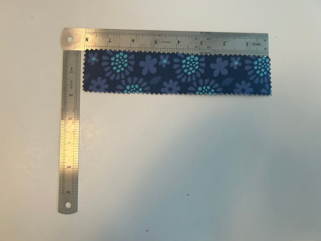 Blue flower bookmark