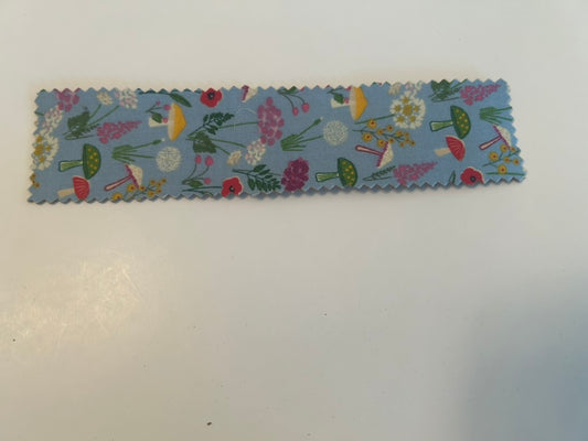 Blue mushroom bookmark
