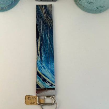 Oil slick keychain