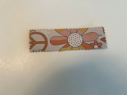 Peace sign and flower bookmark