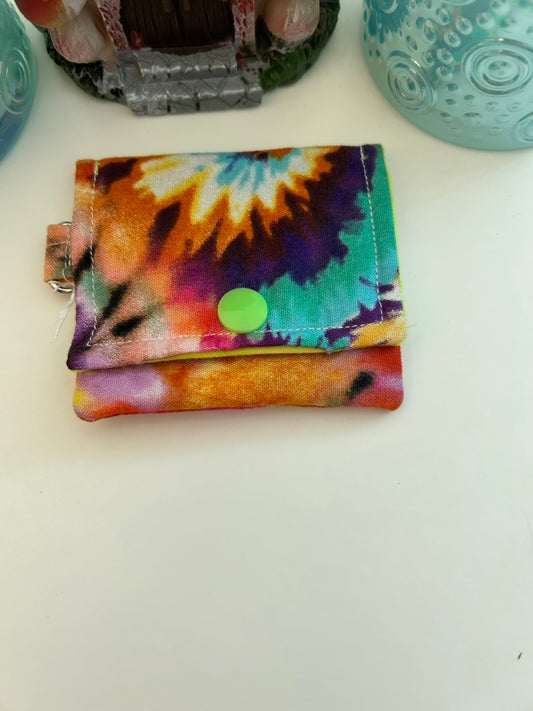 Tie dye pouch