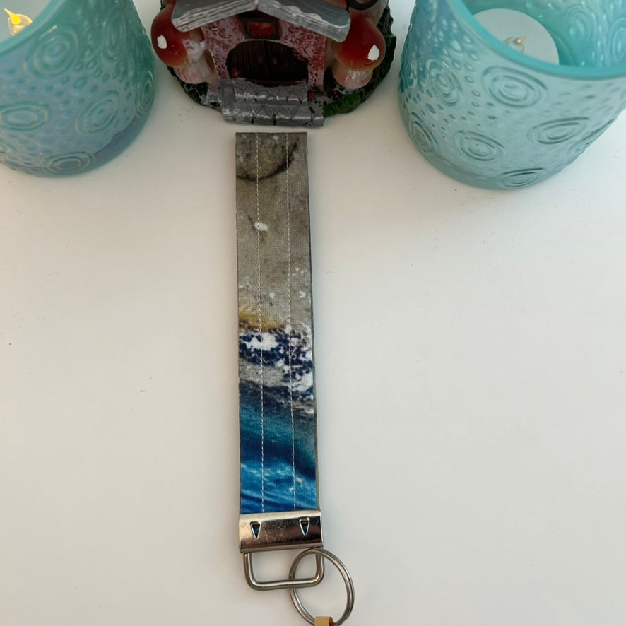 Oil slick keychain