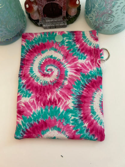 Tie dye card case